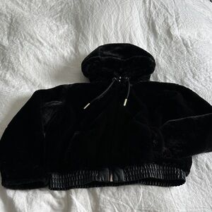 Zara Black Bomber Jacket